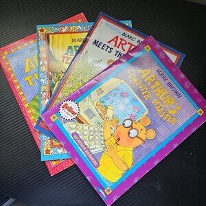 Marc Brown Arthur Books Lot - An Arthur Adventure Paperback Children's Stories